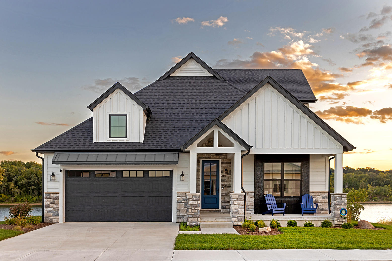 Modern home with high-quality shingle roofing installed by WinTek USA, featuring durable and energy-efficient roofing solutions for residential properties.