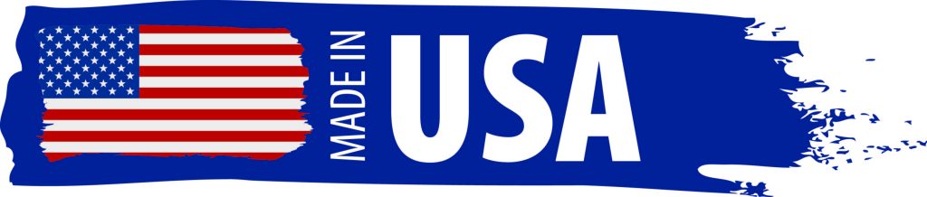 Made in the USA logo featuring the American flag, representing WinTek USA's commitment to quality, energy-efficient windows, doors, and roofing systems.